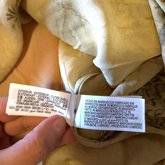 Zara special collection brown floral sleeveless 60s inspired dress NWT - Picture 9 of 12